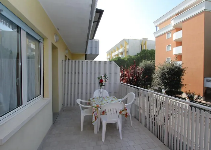 Colorful Flat Near The Sea